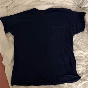 Hanes Deep Navy Men's Short Sleeve Tee